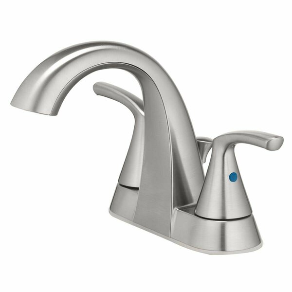 Comfortcorrect Pacifica Two Handle Lavatory Pop-Up Faucet 4 in. - Brushed Nickel CO2737052